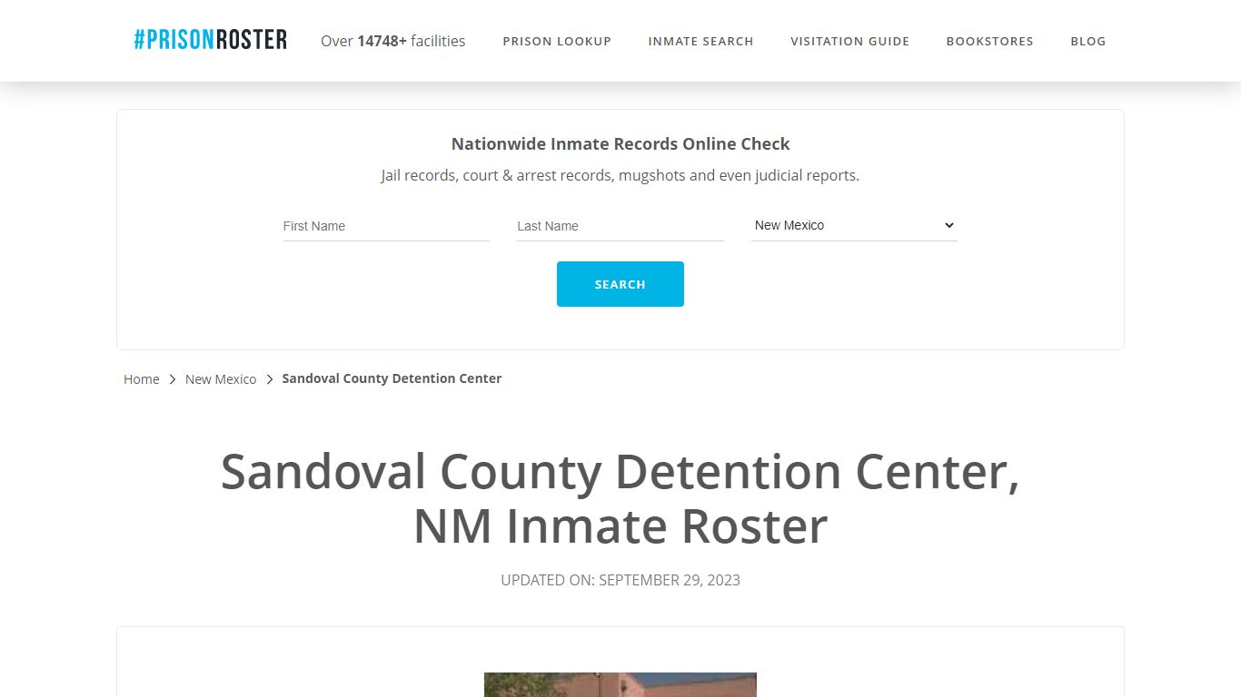 Sandoval County Detention Center, NM Inmate Roster - Prisonroster